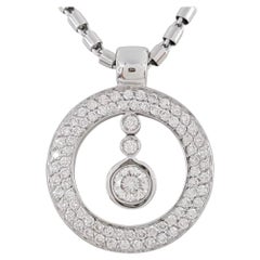 Roberto Coin Cento Baby O Diamond Circle Necklace