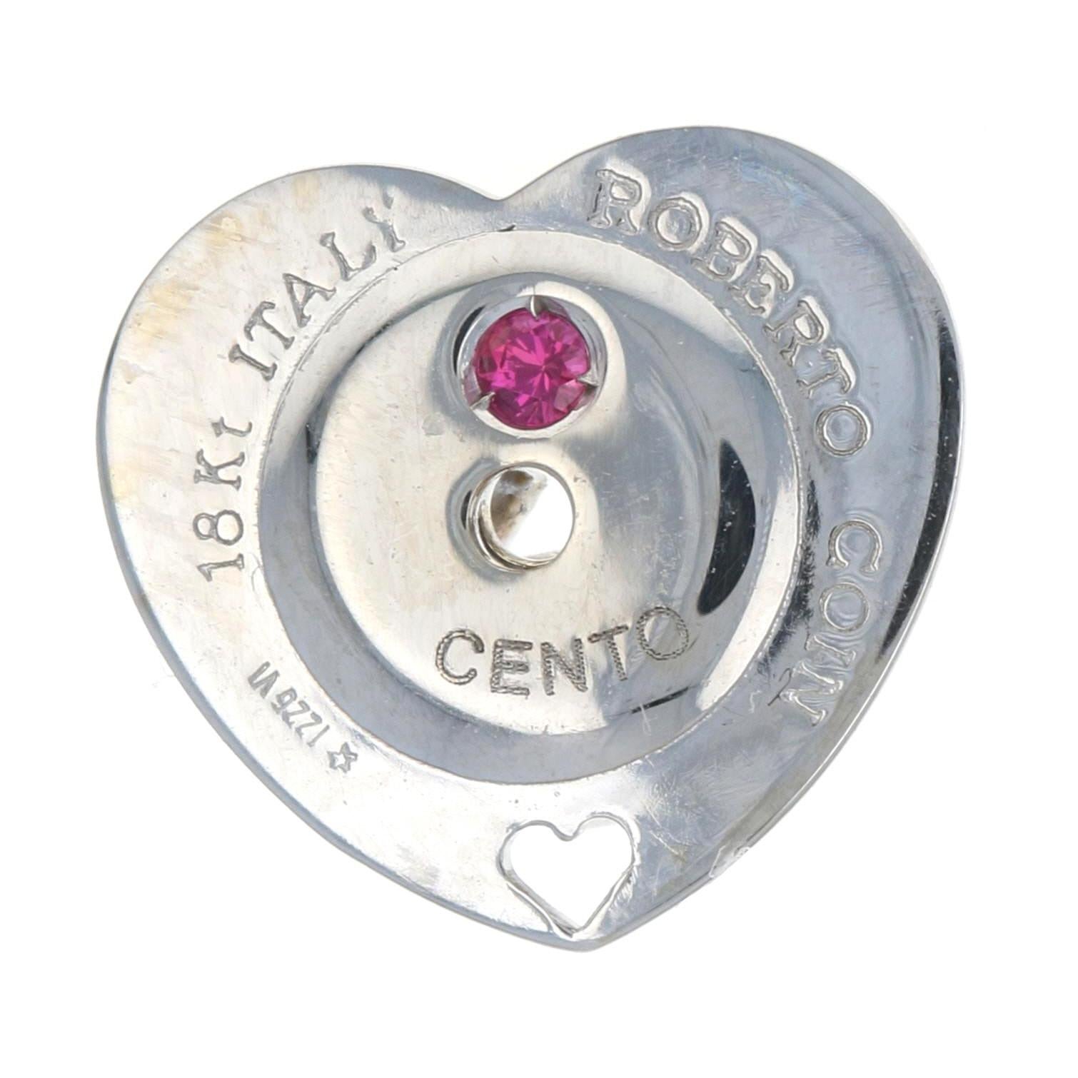 Roberto Coin Cento C Profil Diamant-Ohrstecker Weißgold -18k Cento 1,35ctw 1
