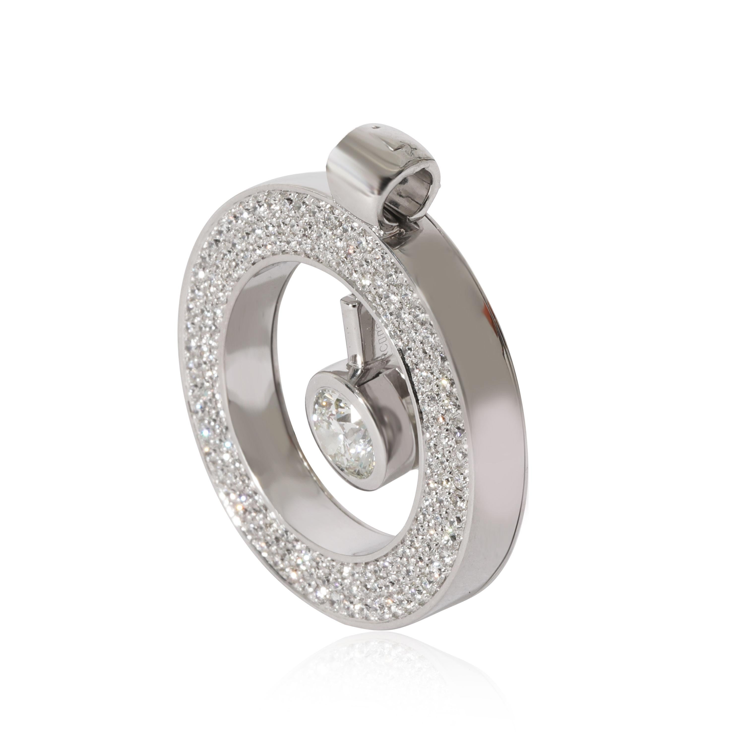 Roberto Coin Cento Diamant-Anhänger aus 18 Karat Weißgold GHI VS/SI1 1,05 Gesamtkaratgewicht für Damen oder Herren