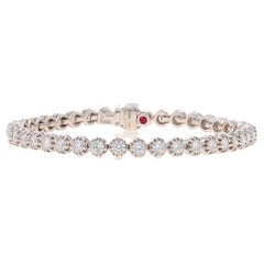 Roberto Coin Cento Diamant-Tennisarmband 6 3/4" Weißgold 18k Cento Rd4.72ctw