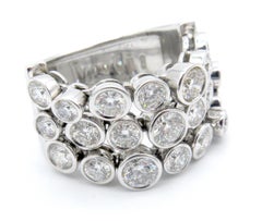 Roberto Coin Cento Frizzante White Gold and Diamond Ring