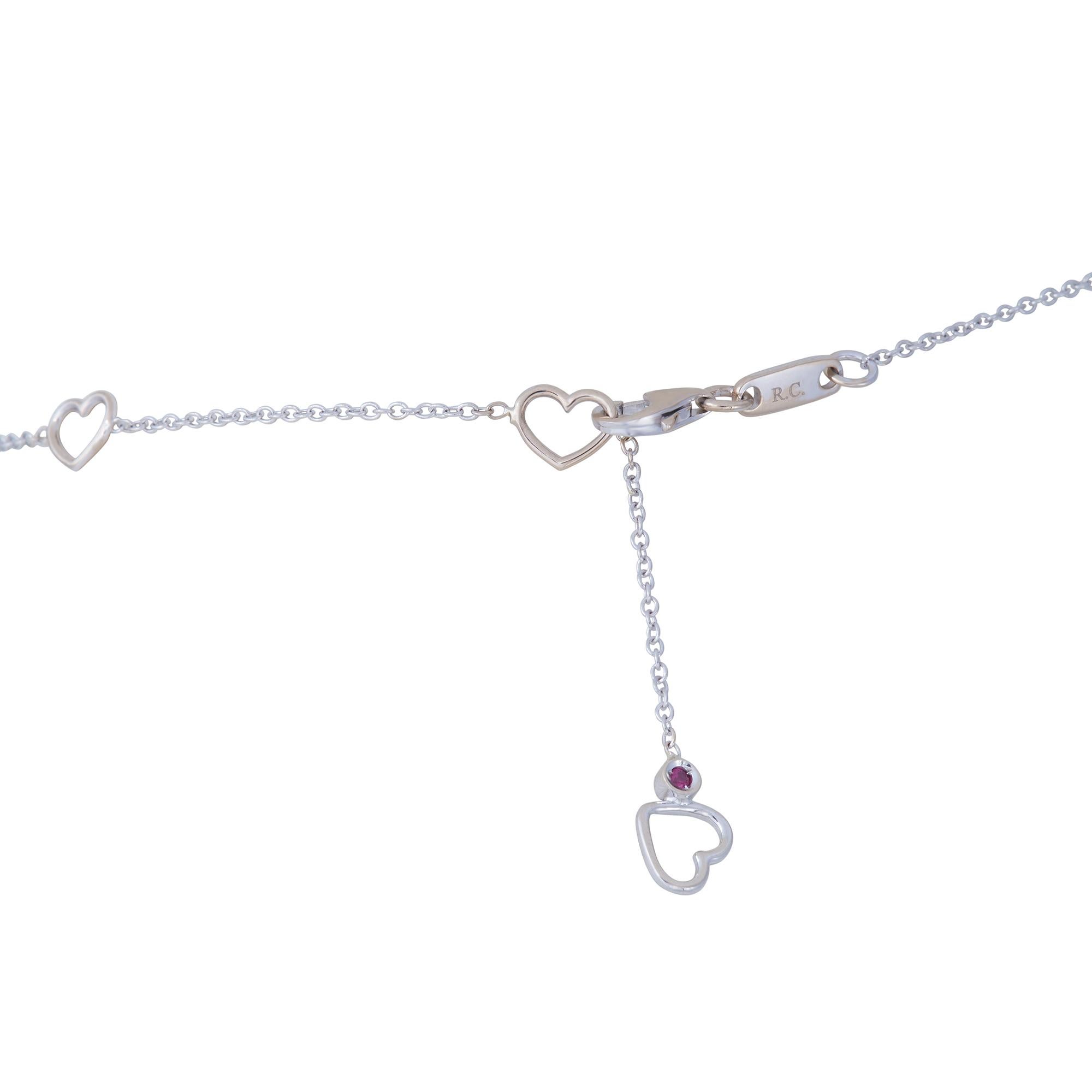Roberto Coin Halskette aus Chalcedon und Diamanten (Rundschliff)
