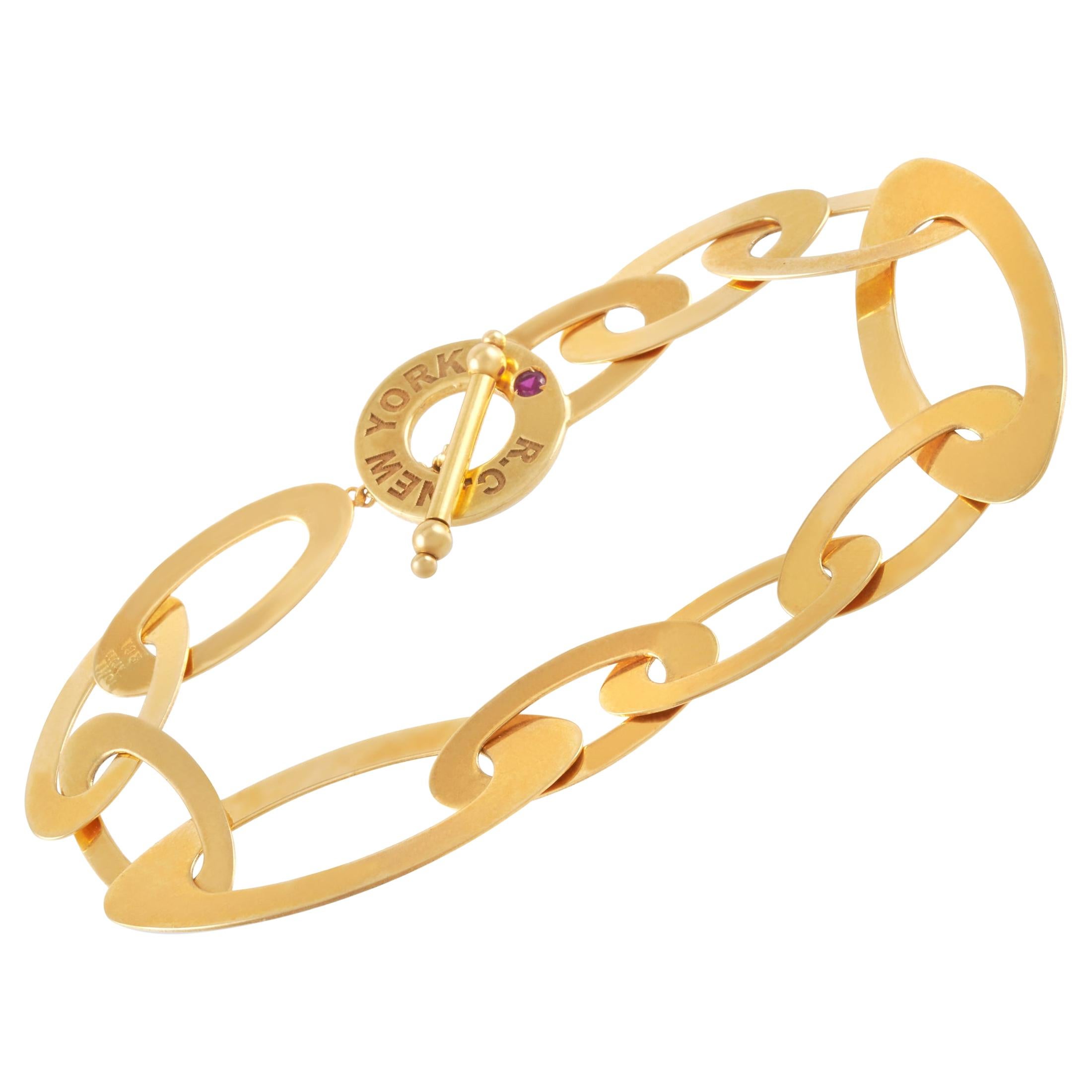 Roberto Coin Chic and Shine 18k Yellow Gold Bracelet