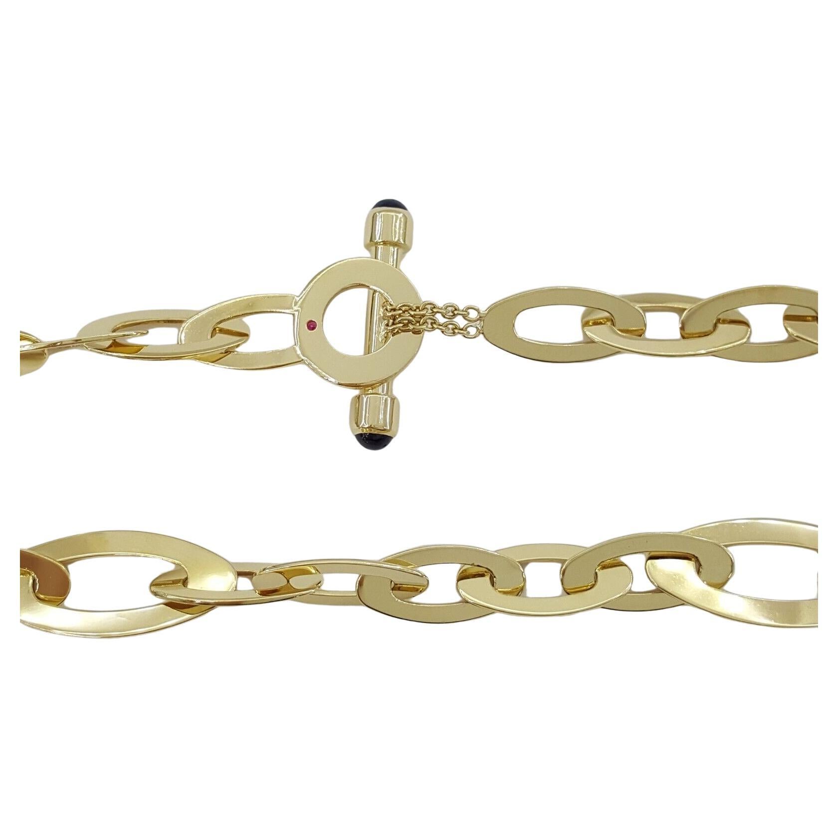Roberto Coin Chic & Shine Halskette aus 18 Karat Gelbgold für Damen oder Herren im Angebot