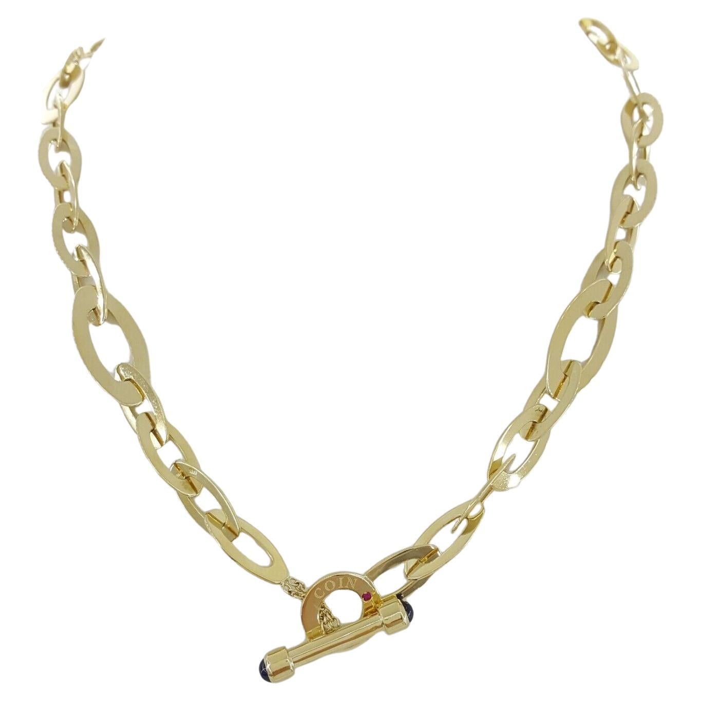 Roberto Coin Chic & Shine 18k Yellow Gold Necklace For Sale