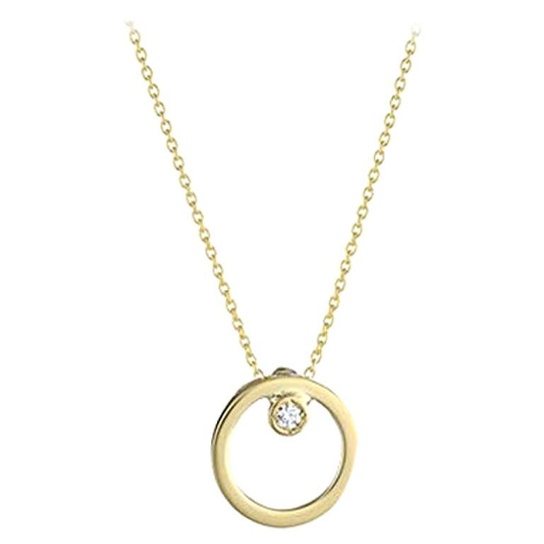 Roberto Coin Circle Diamonds Necklace 000978AYCHX0