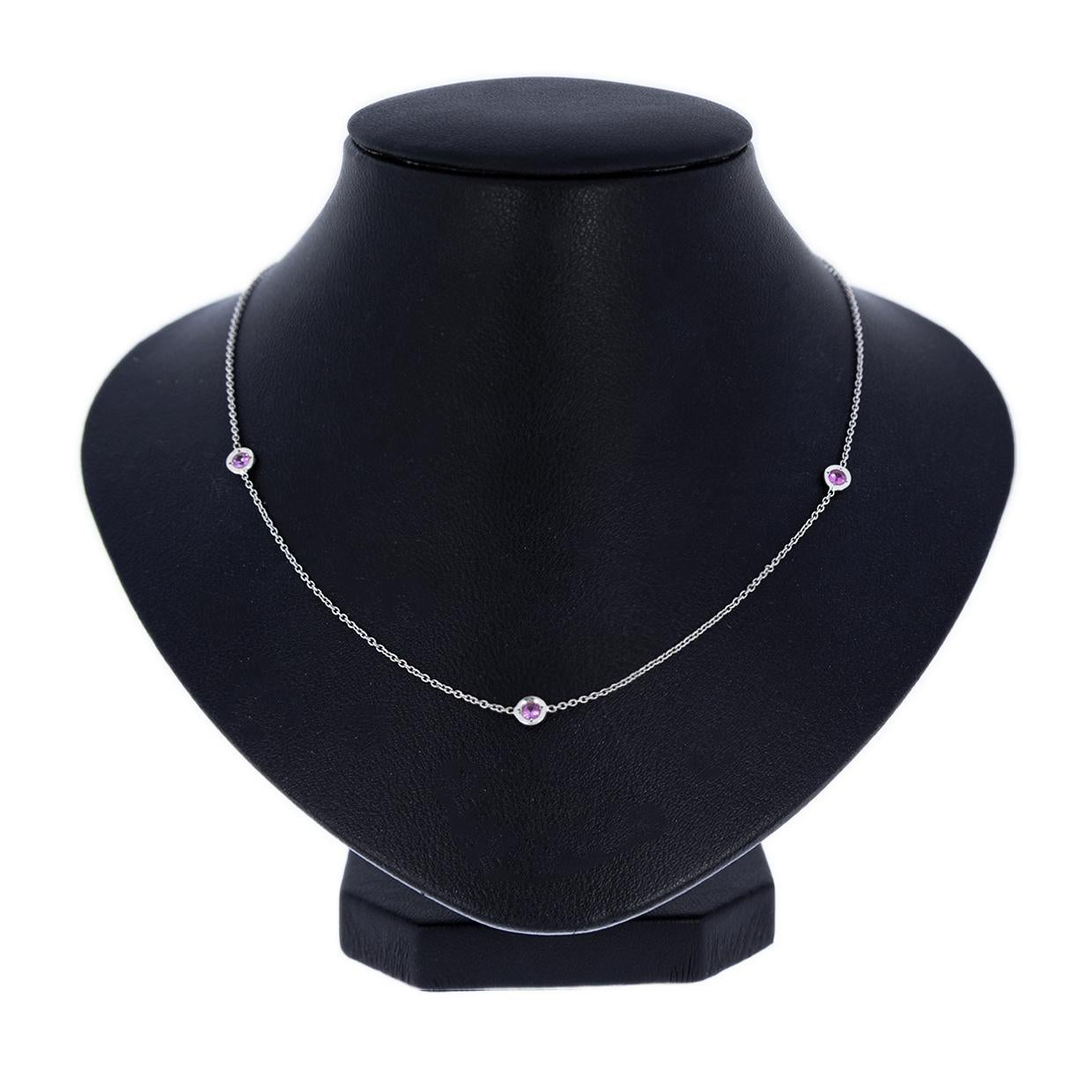 Item Details
Main Stone Shape Round Cut
Main Stone Treatment Not Enhanced
Main Stone Creation Natural
Main Stone Sapphire
Main Stone Color Pink
Estimated Retail $1,000.00
Brand Roberto Coin
Collection Classic
Metal White Gold
Style Chain
Fastening