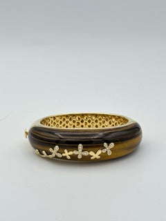 Roberto Coin Cuff Bracelet Tiger Eye