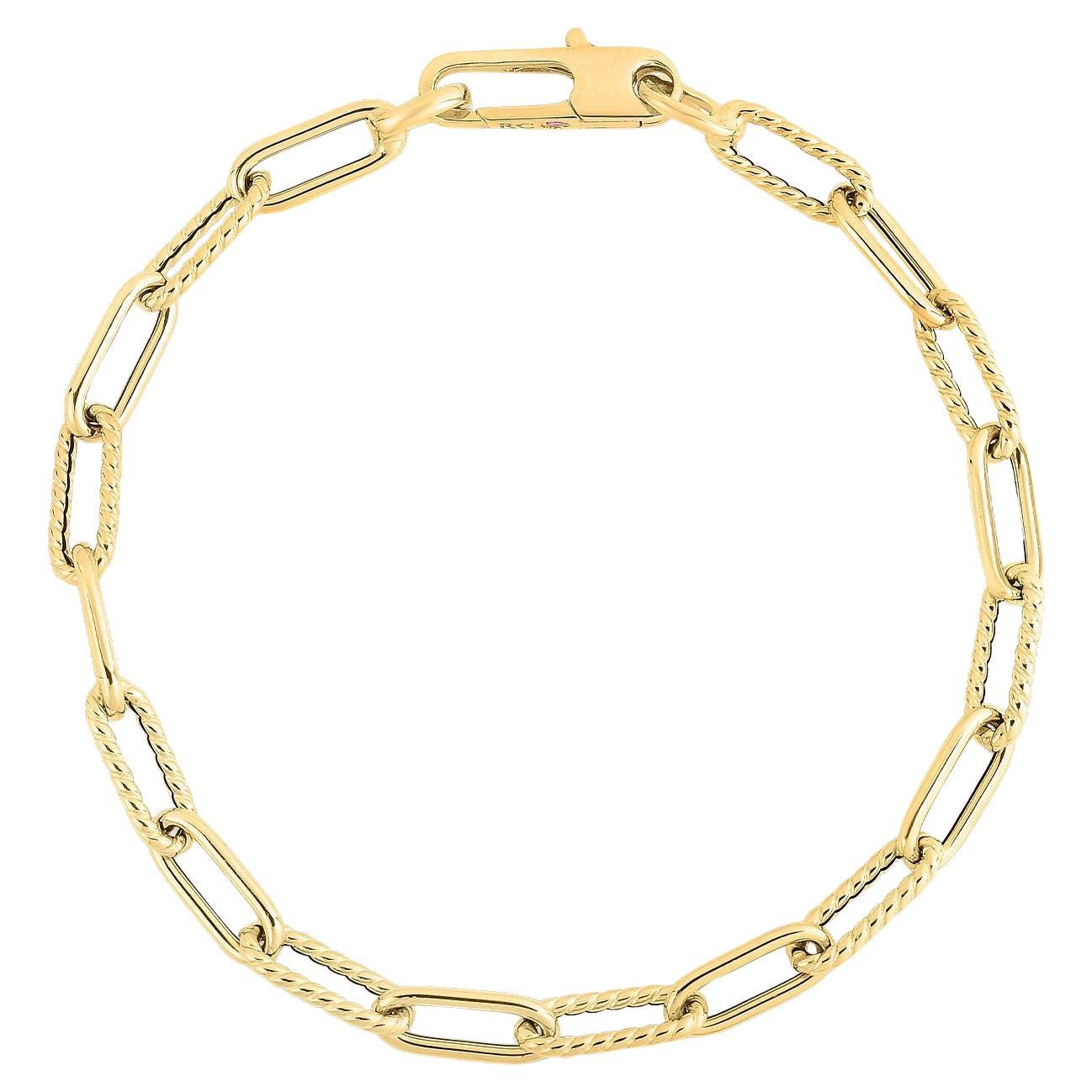 Roberto Coin Designer Gold Bracelet 5310168AYLB0
