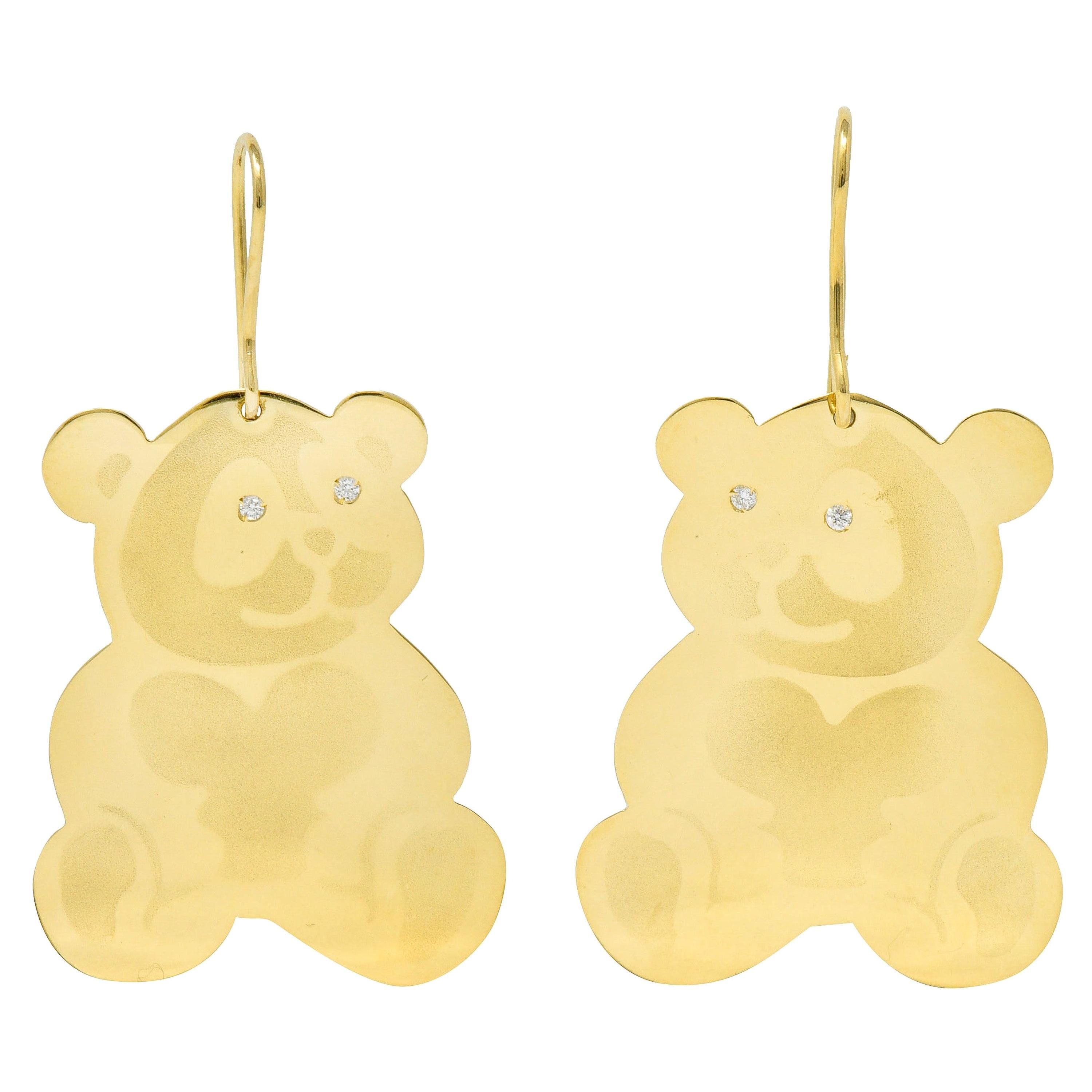 Gold Coin Earrings at 1stDibs