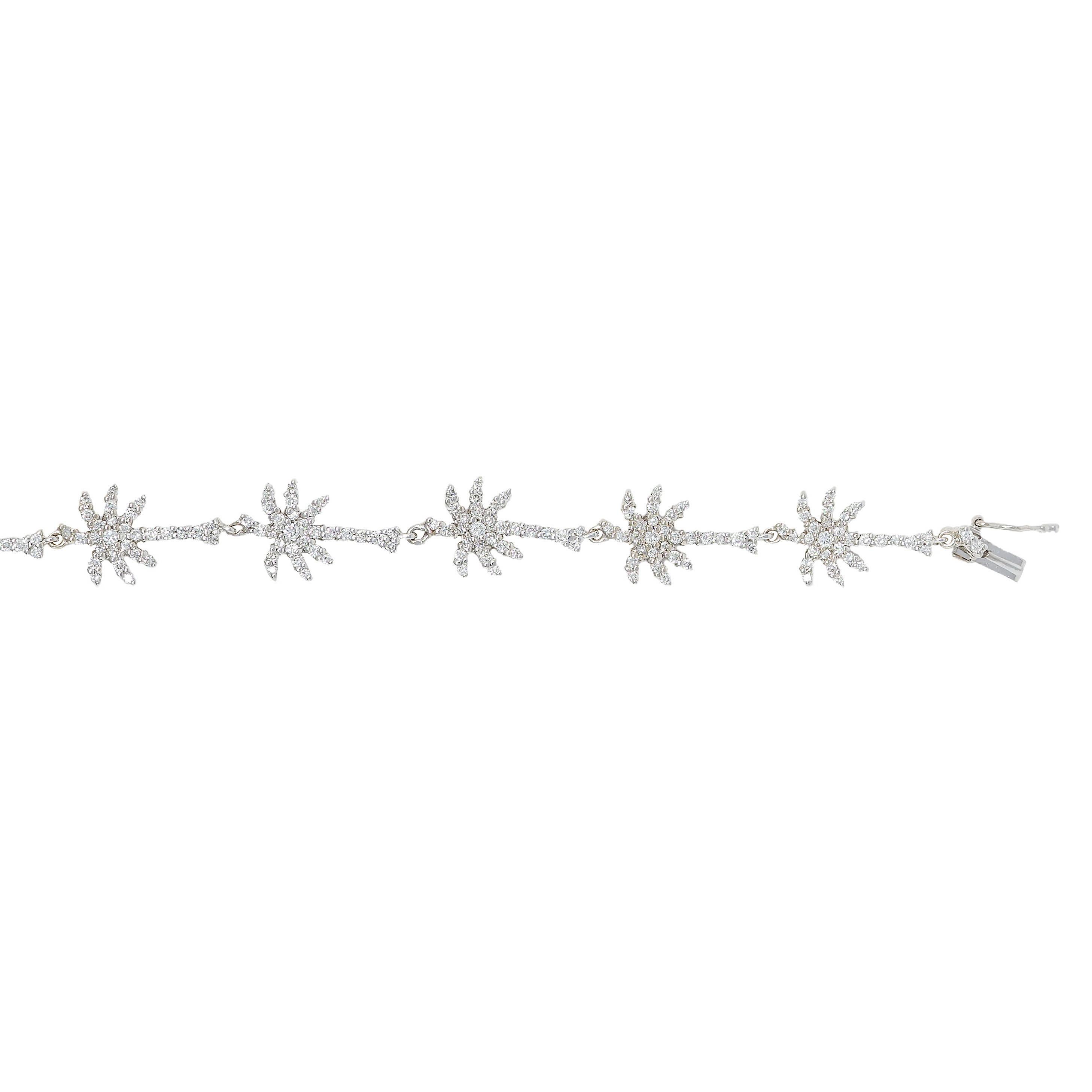 Roberto Coin Pulsera de oro blanco de 18 quilates Palm Tree Tiny Treasures en venta 1