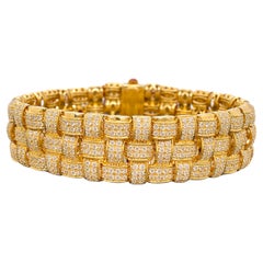 Roberto Coin Diamant-Armband  18K Gelbgold  ca. 7,00 CTW