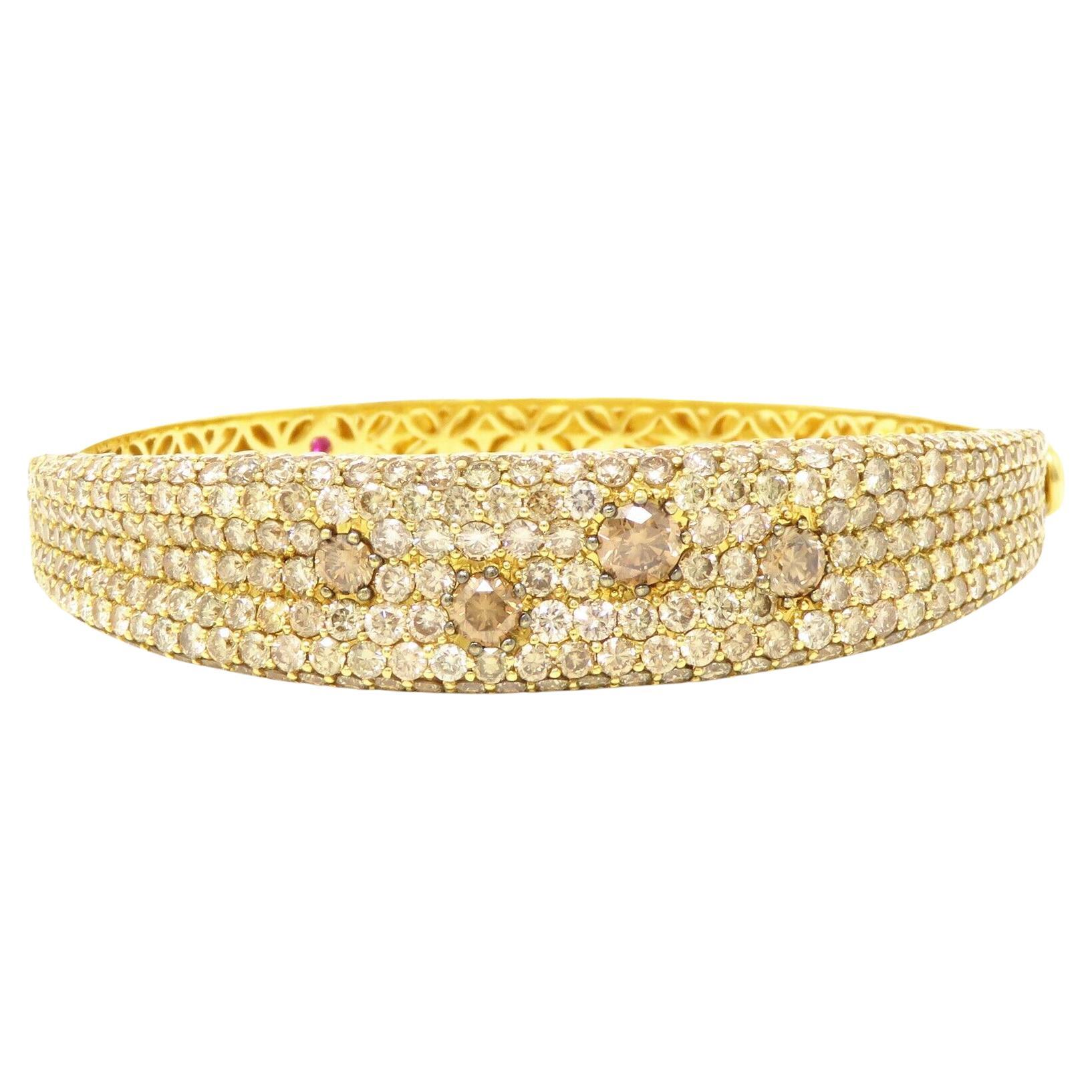 Roberto Coin - Bracciale con diamanti in oro giallo 18 carati