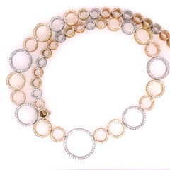 Roberto Coin Diamond Circle Necklace