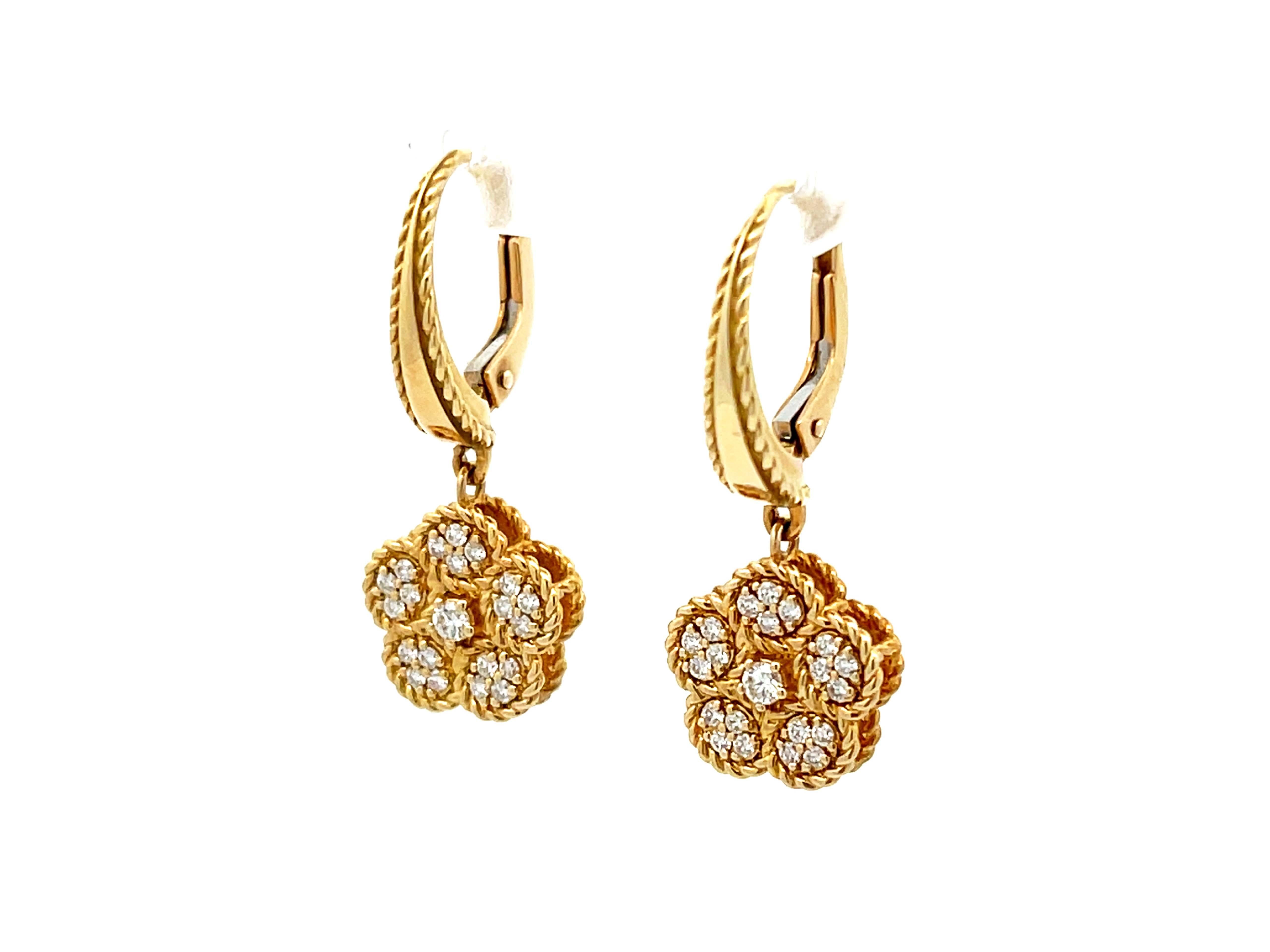 roberto coin daisy earrings