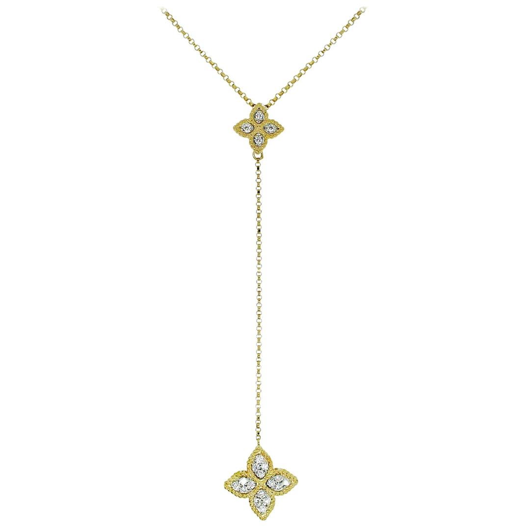 Roberto Coin Diamond Drop Necklace