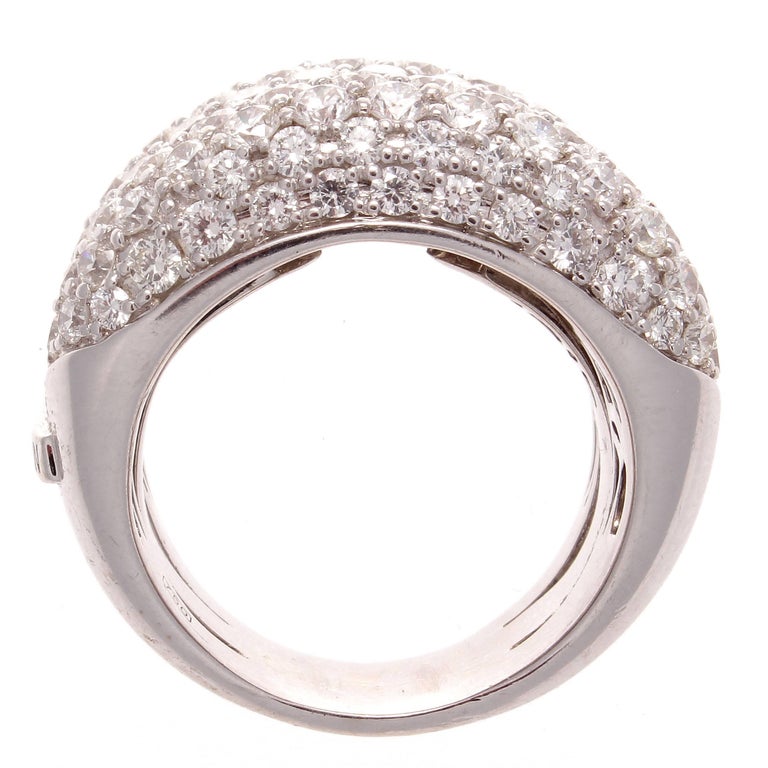 Roberto Coin Diamond Gold Tail Ring At 1stdibs Modern Roberto Coin Diamond Gold Tail Ring For