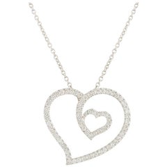 Roberto Coin Diamond Heart Pendant