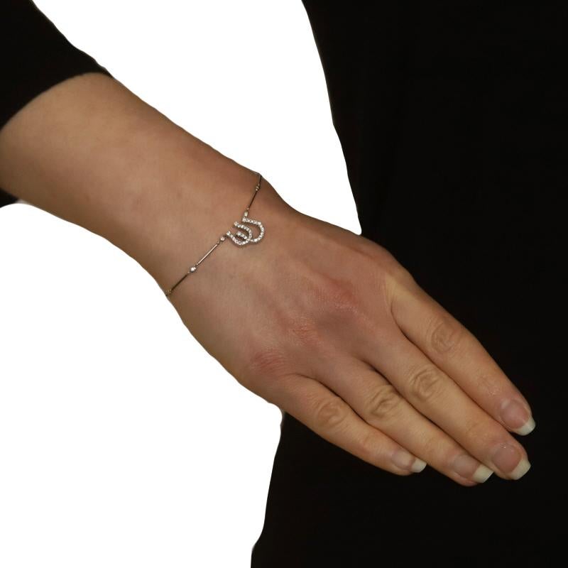 Marke: Roberto Coin
(Roberto Coin Armband mit generischer Schließe)

Metall Inhalt: 18k Weißgold 

Informationen zu Stein
Natürliche Diamanten
Karat(e): .50ctw
Schliff: Runder Brillant
Farbe: F - G
Reinheit: VS1 - VS2

Karat gesamt: .50ctw

Armband