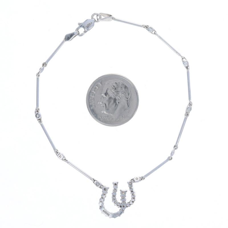 Roberto Coin Diamant Hufeisen-Duo-Armband 6 3/4
