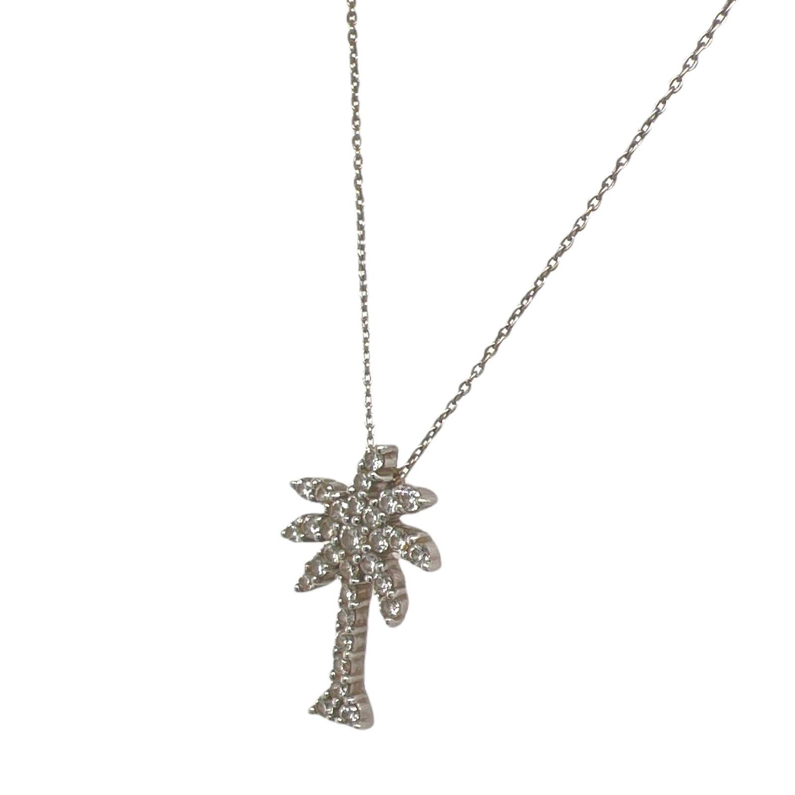 Tiny Treasures 18KWG Pendant Necklace 