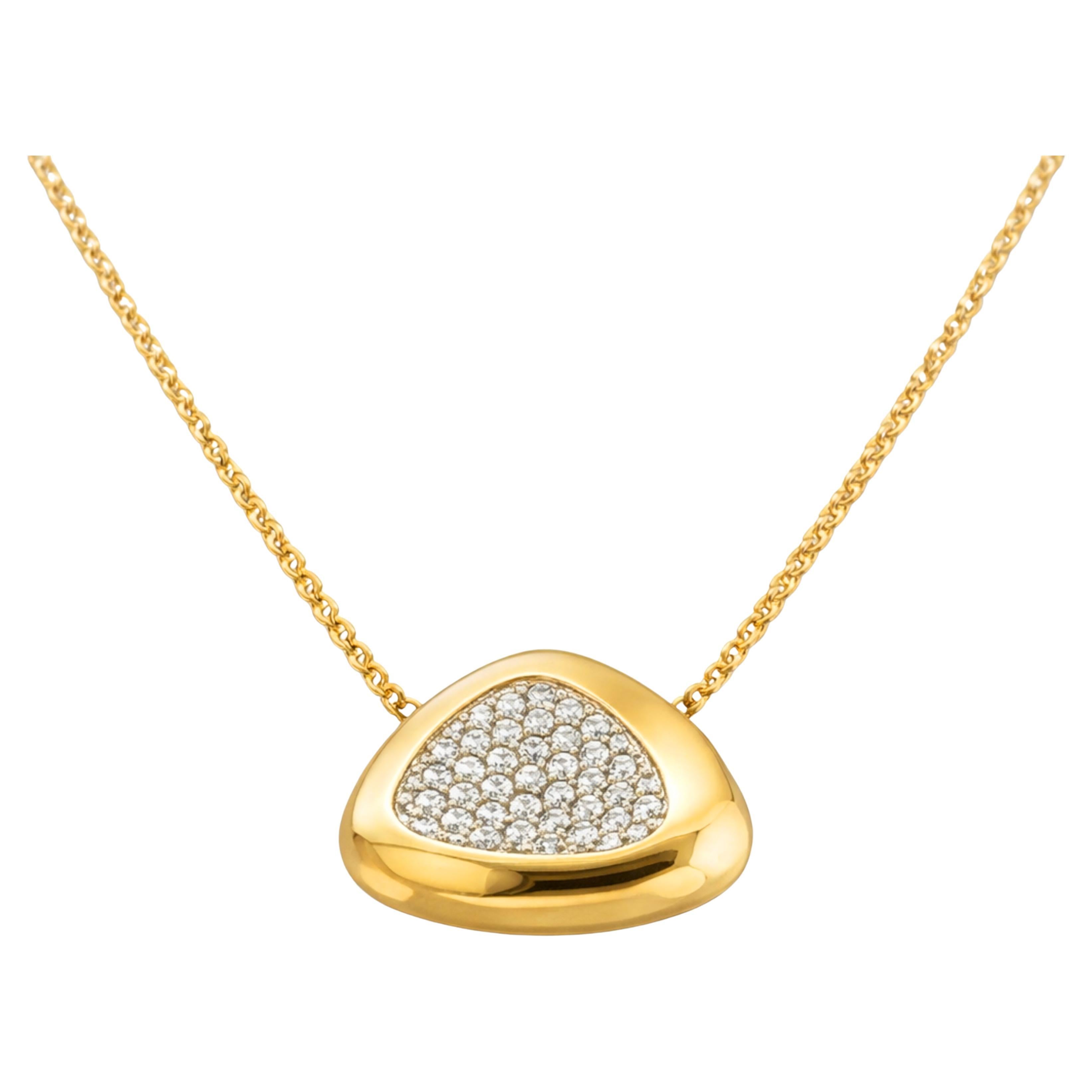 Roberto Coin - Collana con ciondolo e diamanti in vendita