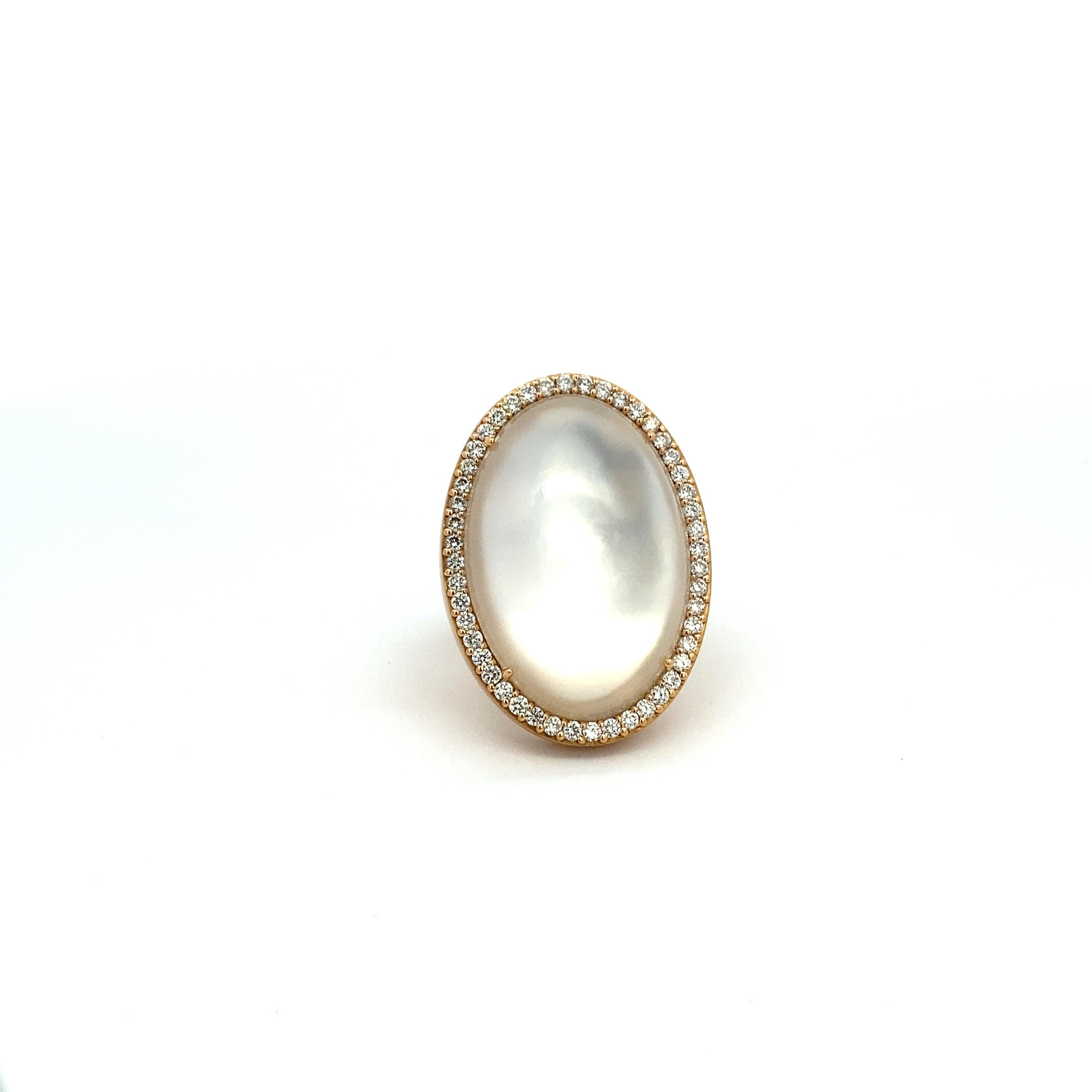 roberto coin mother of pearl ring