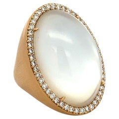 Roberto Coin Diamond, Quartz and Mother of Pearl Ring
