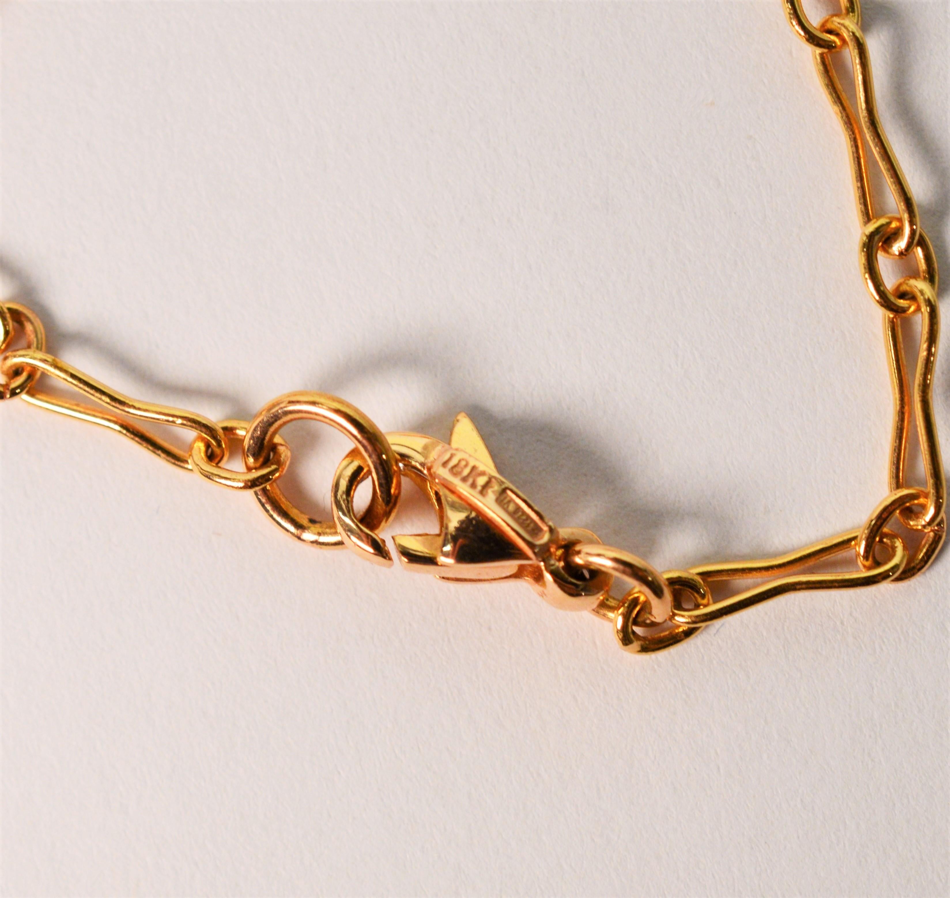 Roberto Coin Collana con fiori in oro rosa e diamanti in vendita 3