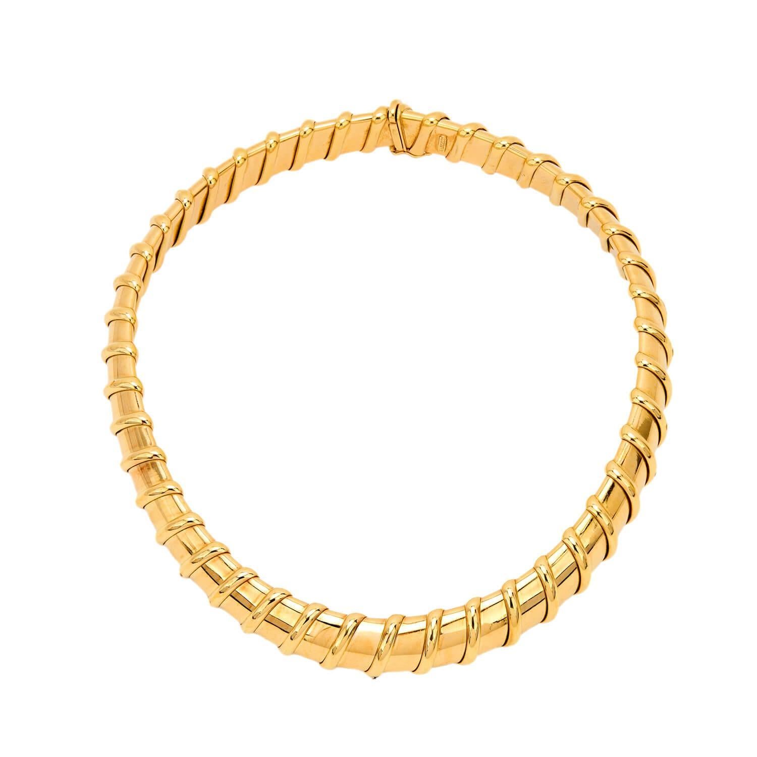 ROBERTO COIN Estate 18k Collar Necklace