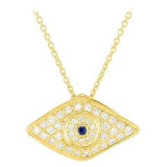 nekels Roberto Coin Evil Eye Necklace 000701AYCHXS