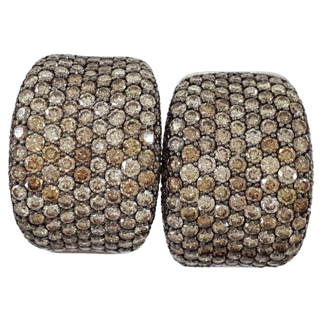 Roberto Coin Fantasia Kollektion 18K Weißgold 10.82 Karat Diamanten im Zustand „Neu“ im Angebot in Chicago, IL