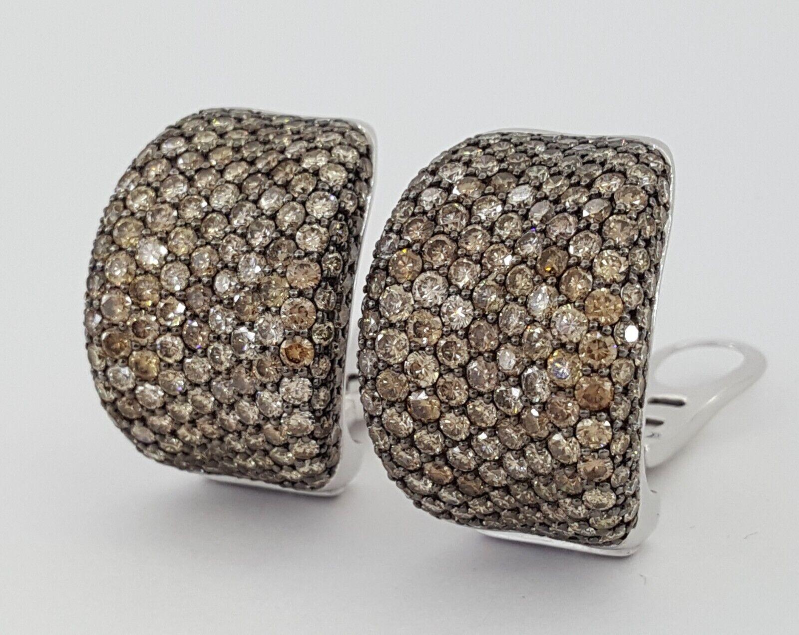 Roberto Coin Fantasia Kollektion 18K Weißgold 10.82 Karat Diamanten für Damen oder Herren im Angebot