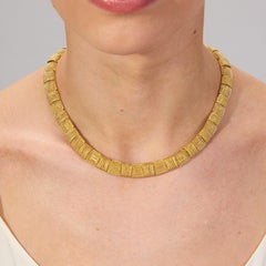 Roberto Coin Finely Woven Link Necklace in 18K Gold with Original Case