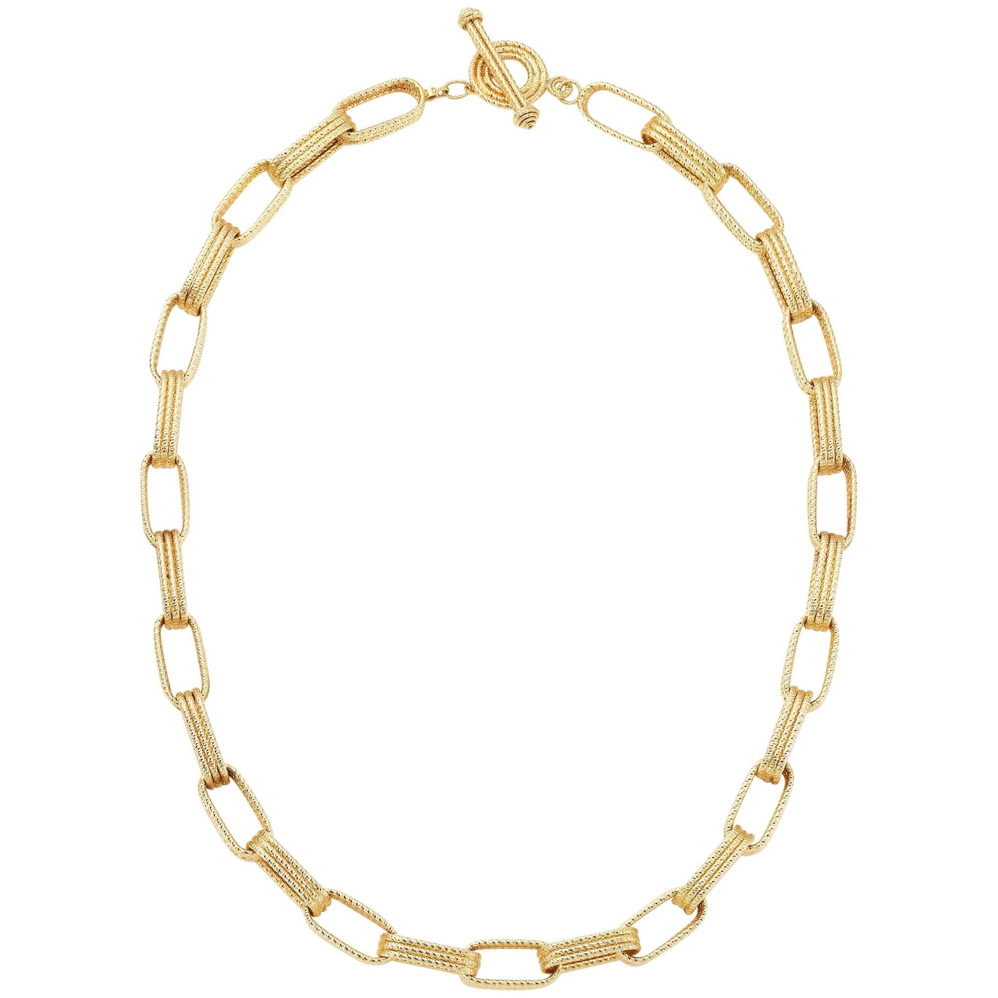 Roberto Coin Gold Chain Link Necklace