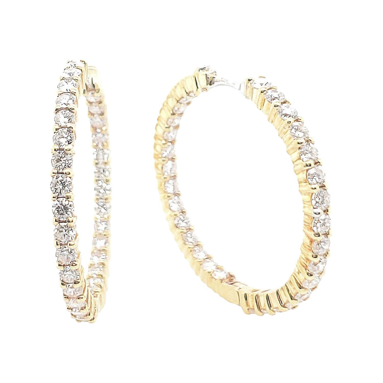 Roberto Coin Gold Diamond Earrings