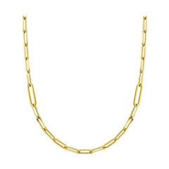 Roberto Coin Gold Paperclip Link Chain 5310135AY220
