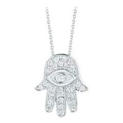 Roberto Coin Hamsa Pendent with Diamonds 000322AWCHX0