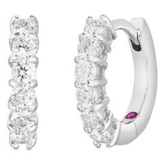 Roberto Coin Pendientes abrazados con diamantes 001897AWERX0