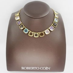 Roberto Coin Ipanema Farbige Stein-Halskette