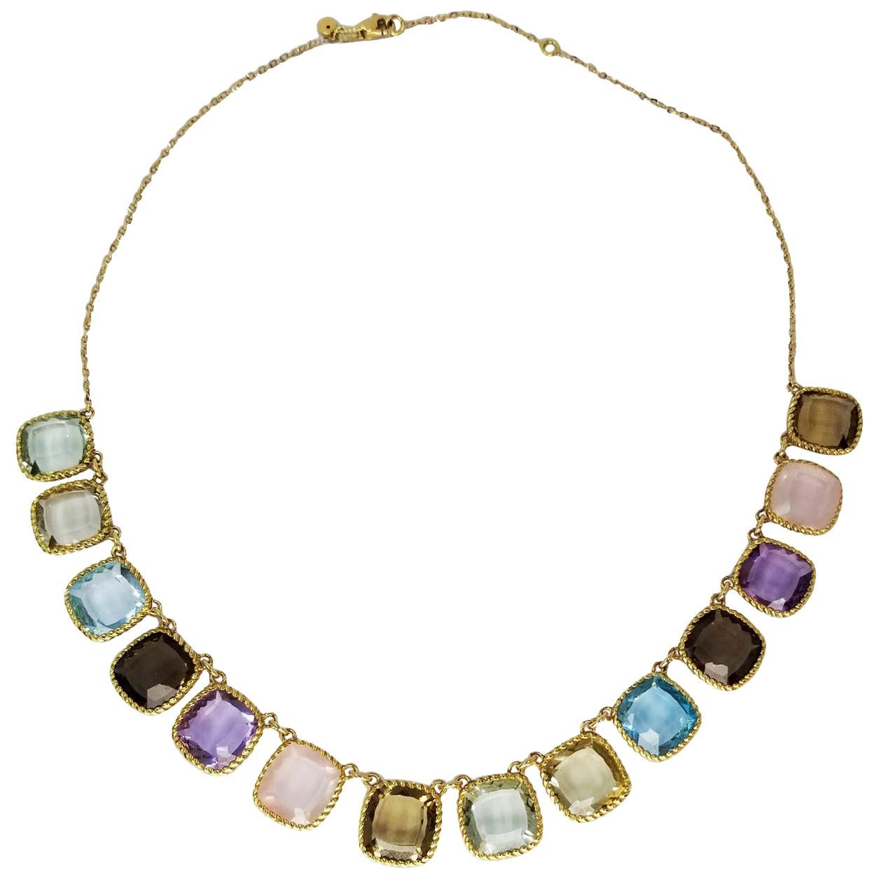 Roberto Coin Ipanema Colored Stone Necklace