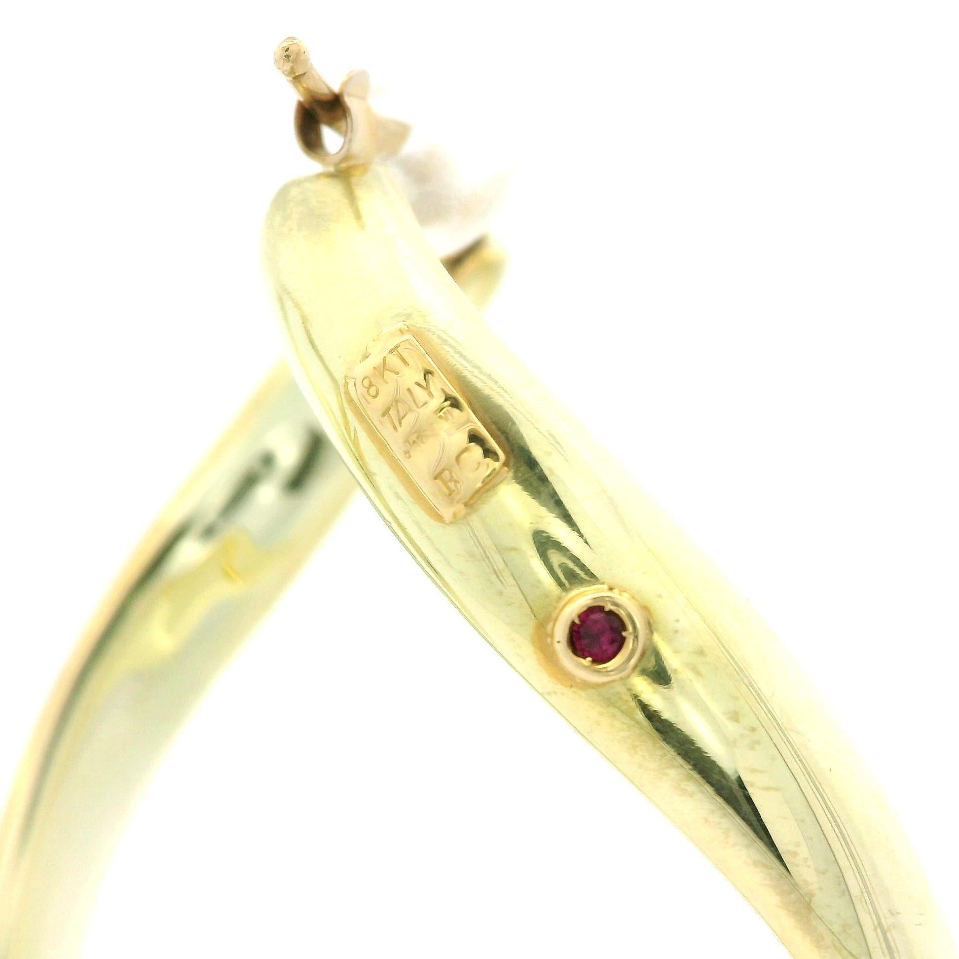 Material: Solid 18k Yellow Gold
Weight: 8.26 Grams
Overall Width: 21.8mm (0.86