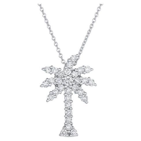 Roberto Coin Large Diamond Palm Tree Necklace 001145AWCHX0 For Sale