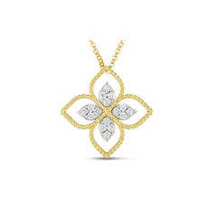 Roberto Coin Large Flower Diamond Ladies Pendent 7772716AJ17X
