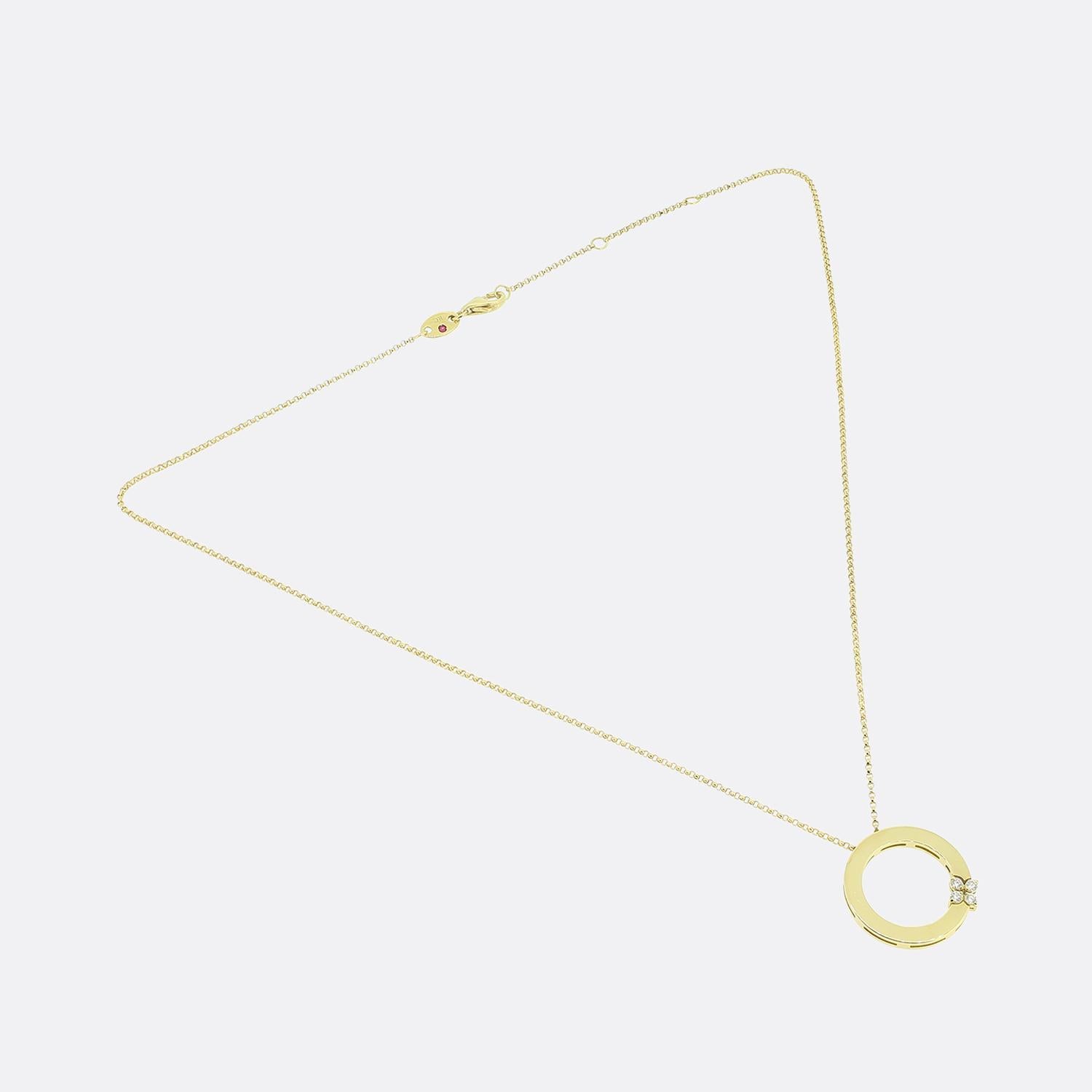 Roberto Coin Collar Colgante Amor en Verona 0,09 Quilates Diamantes en Excelente estado para la venta en London, GB