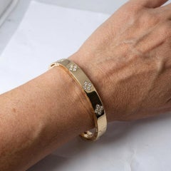 Roberto Coin „Love in Verona“ Armreif aus 18-karätigem Gelbgold mit Diamanten