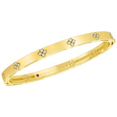Roberto Coin  Love In Verona Pulsera de oro amarillo de 18 quilates y diamantes