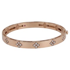 Roberto Coin Love in Verona Diamond Rose Gold Bangle Bracelet