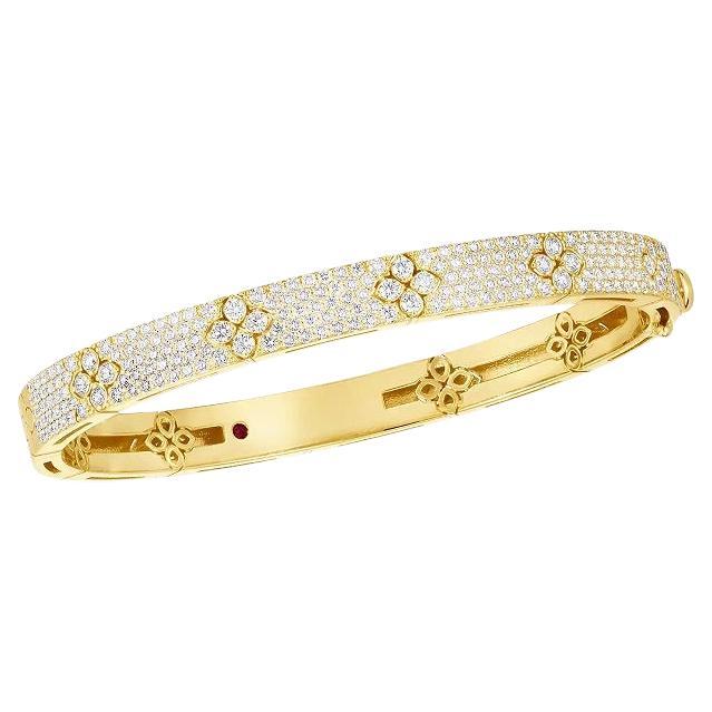 Roberto Coin Bracelet jonc Love in Verona en or jaune et diamants pour femmes 8883010AYBAX en vente