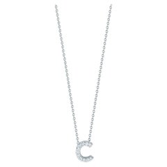 Roberto Coin Ciondolo Lettera d'Amore C con Diamanti 001634AWCHXC